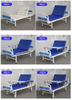 Sinis hospitalis supellectilem apparatu salutem cura ferro II Cranks manual duo munus hospitalis cubilibus medicinae lectum pretium pro senes