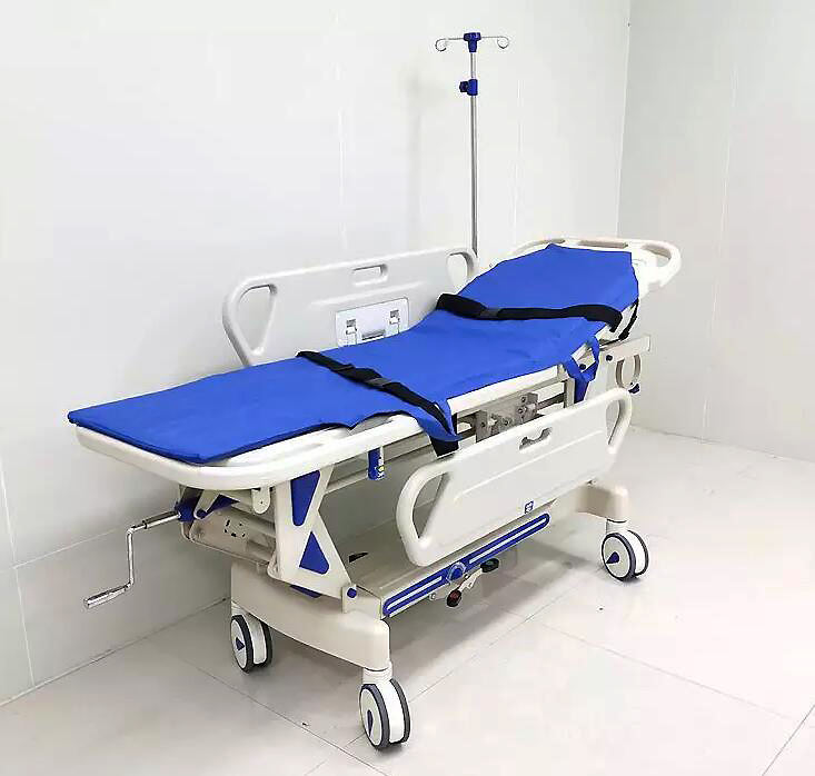 Hydrau Ciceronis Hospitalis Bed Abs Plastic Medical Expositio extendens Patientes onerariam Trolley