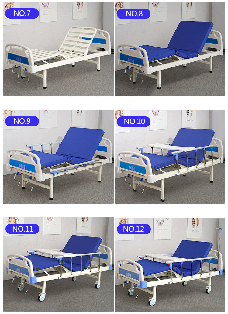 Sinis hospitalis supellectilem apparatu salutem cura ferro II Cranks manual duo munus hospitalis cubilibus medicinae lectum pretium pro senes