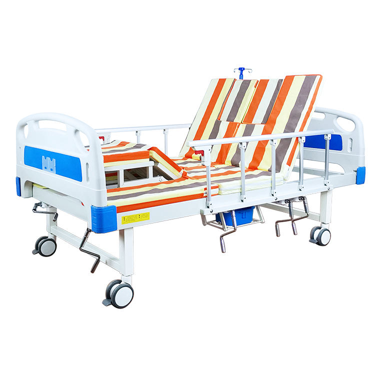 Hot vendere multi-muneris hospitalis lectum crank lectum manual conversus hospitalis nutrientibus stratoria cum ipso latrin