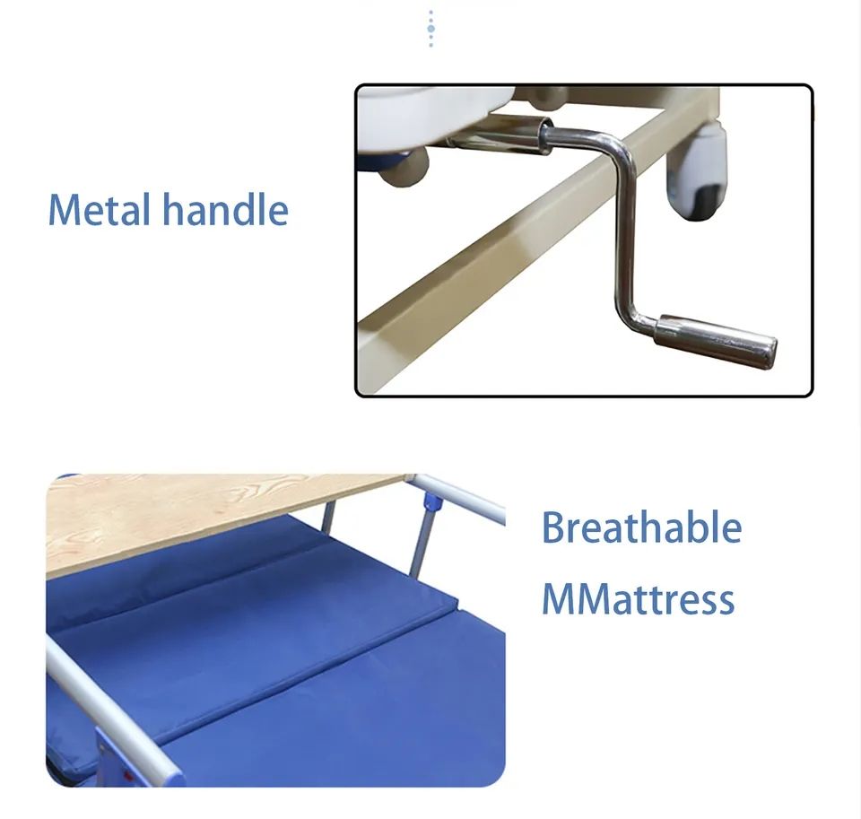 II Crank hospitalis lectum Populus Novifacta manual nutrices lectum cum culcita ad hospitalis patientes estote cura