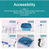 Multifunctional manu operated Home Care lectum manual hospitalis Medical senes nutrientibus lectum ad Fome usus