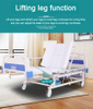 Multifunctional manu operated Home Care lectum manual hospitalis Medical senes nutrientibus lectum ad Fome usus