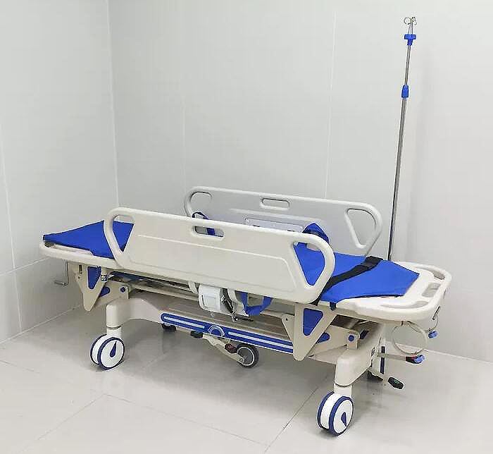 Hydrau Ciceronis Hospitalis Bed Abs Plastic Medical Expositio extendens Patientes onerariam Trolley