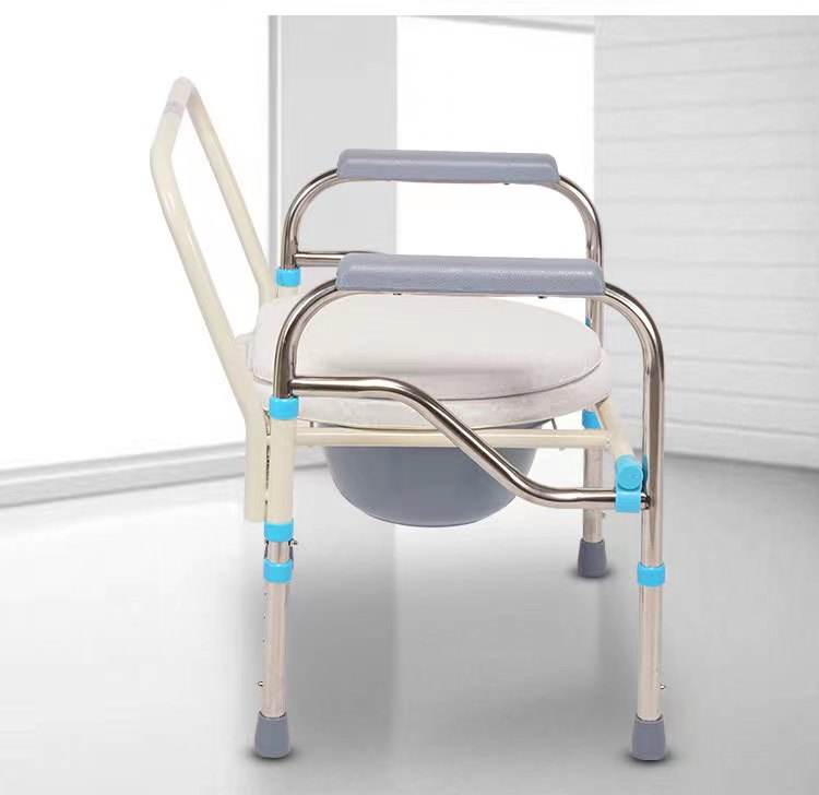 Lupum Medical Portable Electric Wheelchair CULTUS Cathedra cum situla patientes estote senes altitudo PRODUCTORIBILIS POLDING commode cathedra