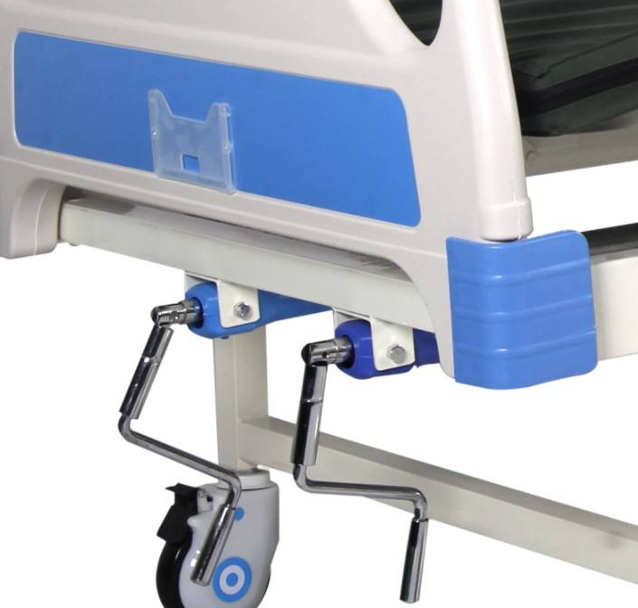 Supple High Quality hospitalis supellectilem duo manual crank curare lectum hospitium lectum