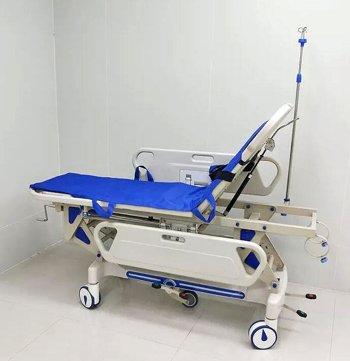 Hydrau Ciceronis Hospitalis Bed Abs Plastic Medical Expositio extendens Patientes onerariam Trolley