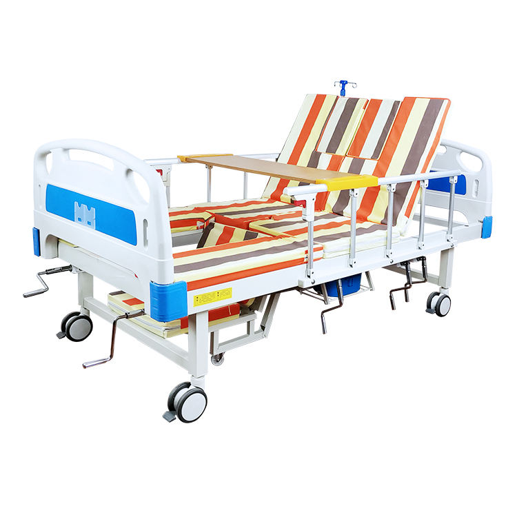 Hot vendere multi-muneris hospitalis lectum crank lectum manual conversus hospitalis nutrientibus stratoria cum ipso latrin