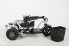 Omnes locorum summo rated mobilitatis scooter cum trailer