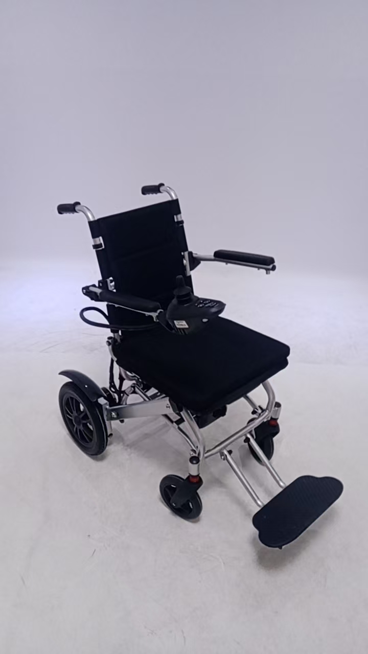 Ultra Lightweight Electric Wheelchair 17kg | Aluminium Folding Power Wheelchair pro Securus Transport