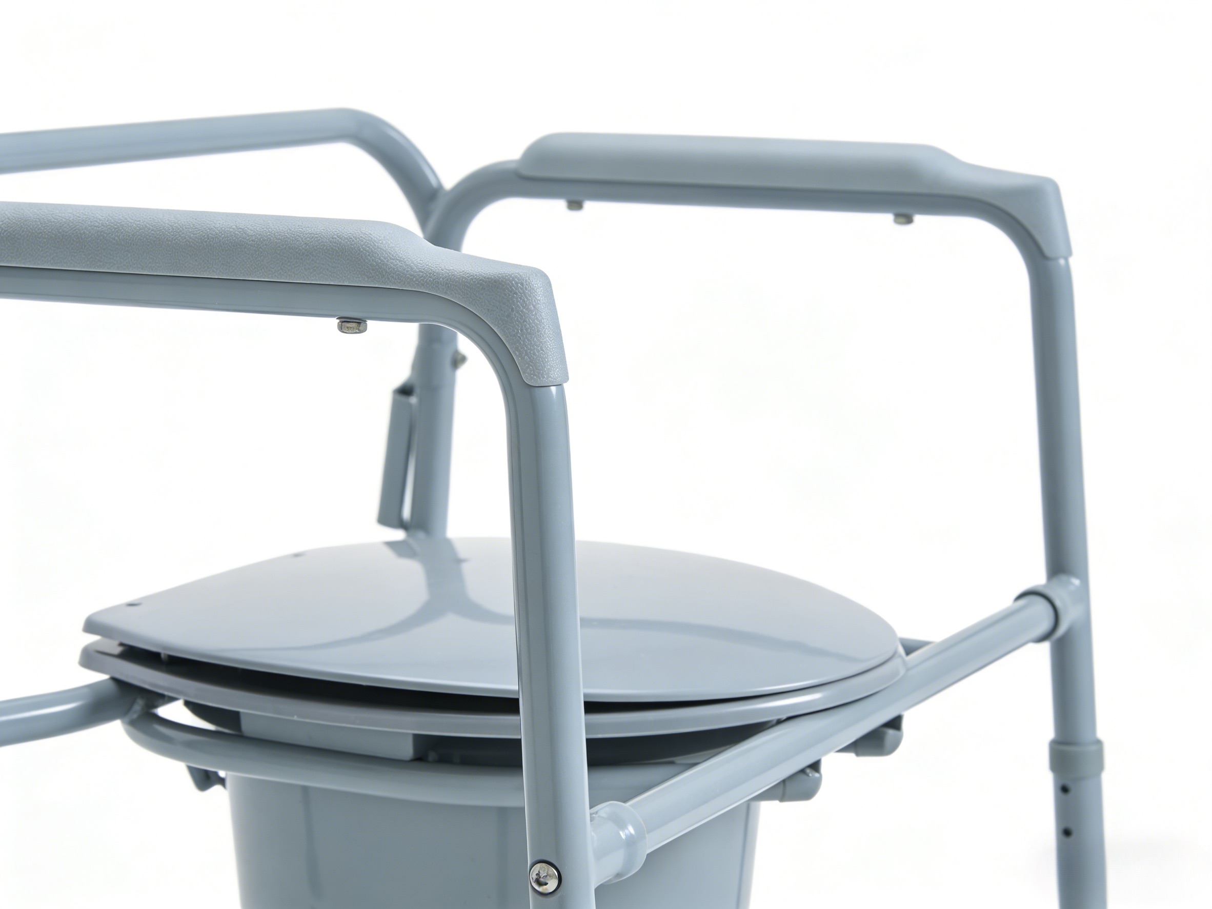 Close-ex praecisionis glutino et densitatis padded armillae in professionali gradu bariatricis plicatili commode cathedra.