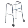 BME DCCCXII Aluminium Fullable Lightweight Walker cum rotae