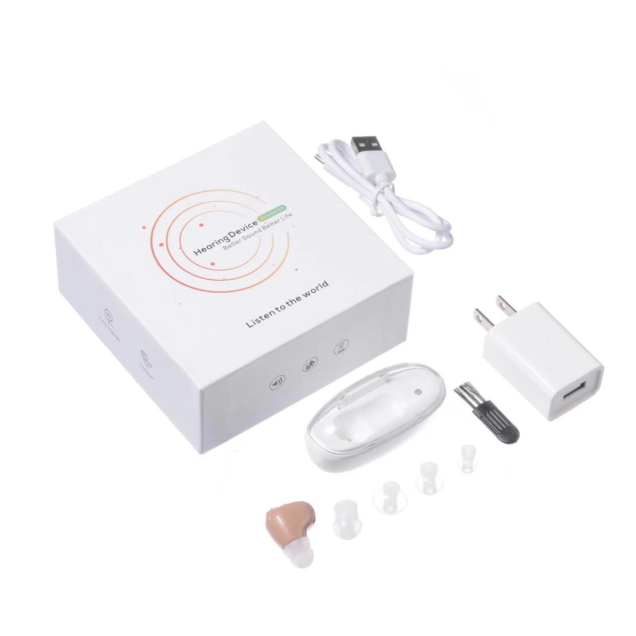 ITC Rechargeable auditus auxilium in aure