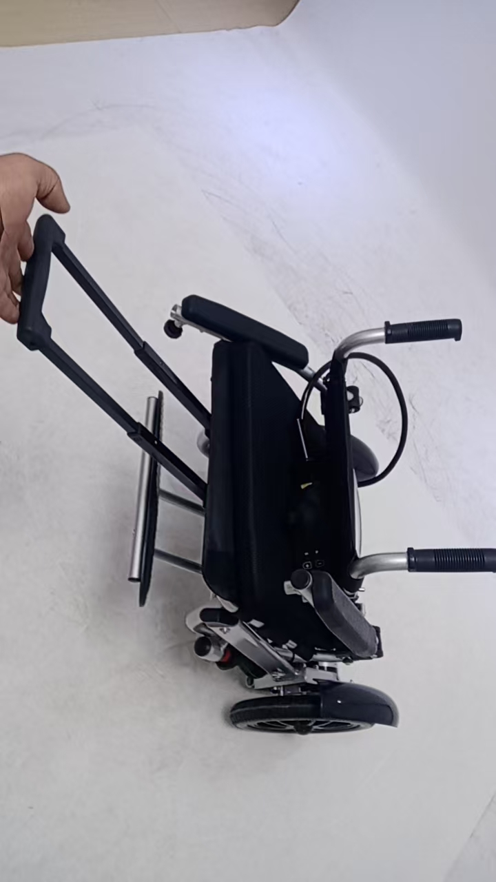 Ultra Lightweight Electric Wheelchair 17kg | Aluminium Folding Power Wheelchair pro Securus Transport