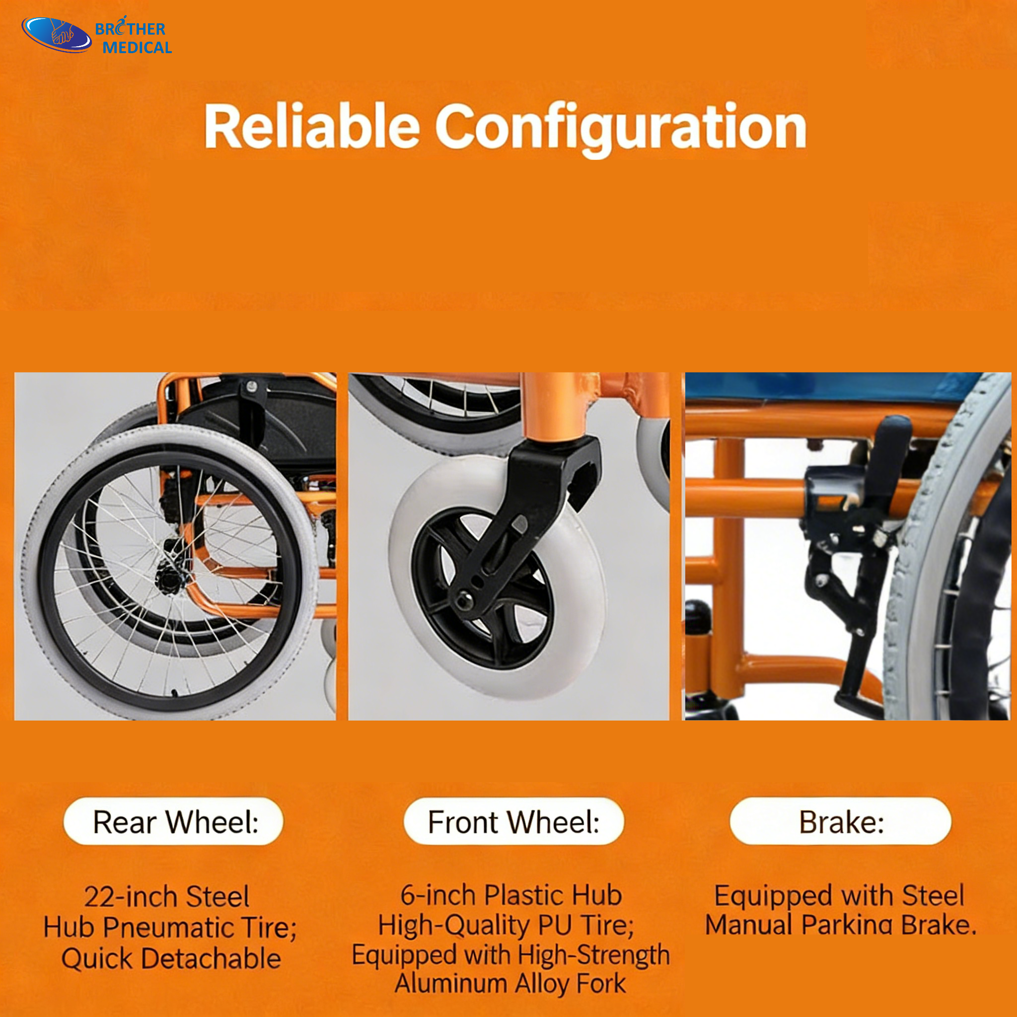 Gpediatric wheelchair anterius rotae fregit systematis medicinae usu