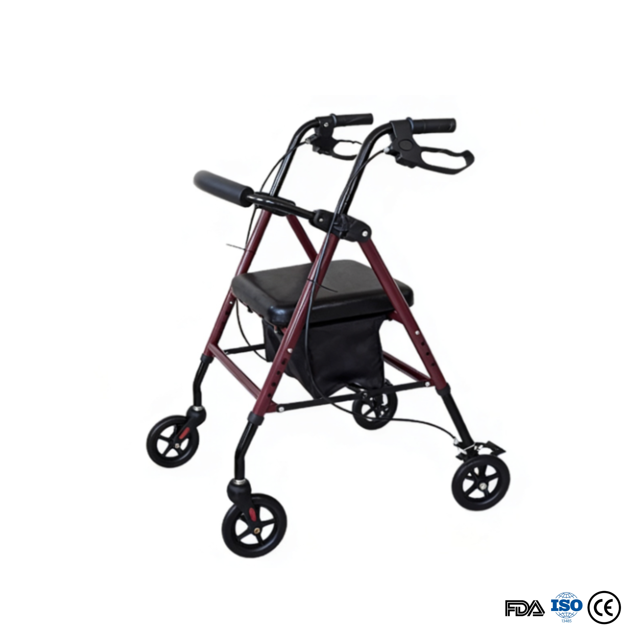 Velle Portable Rectum Aluminium Rolllator
