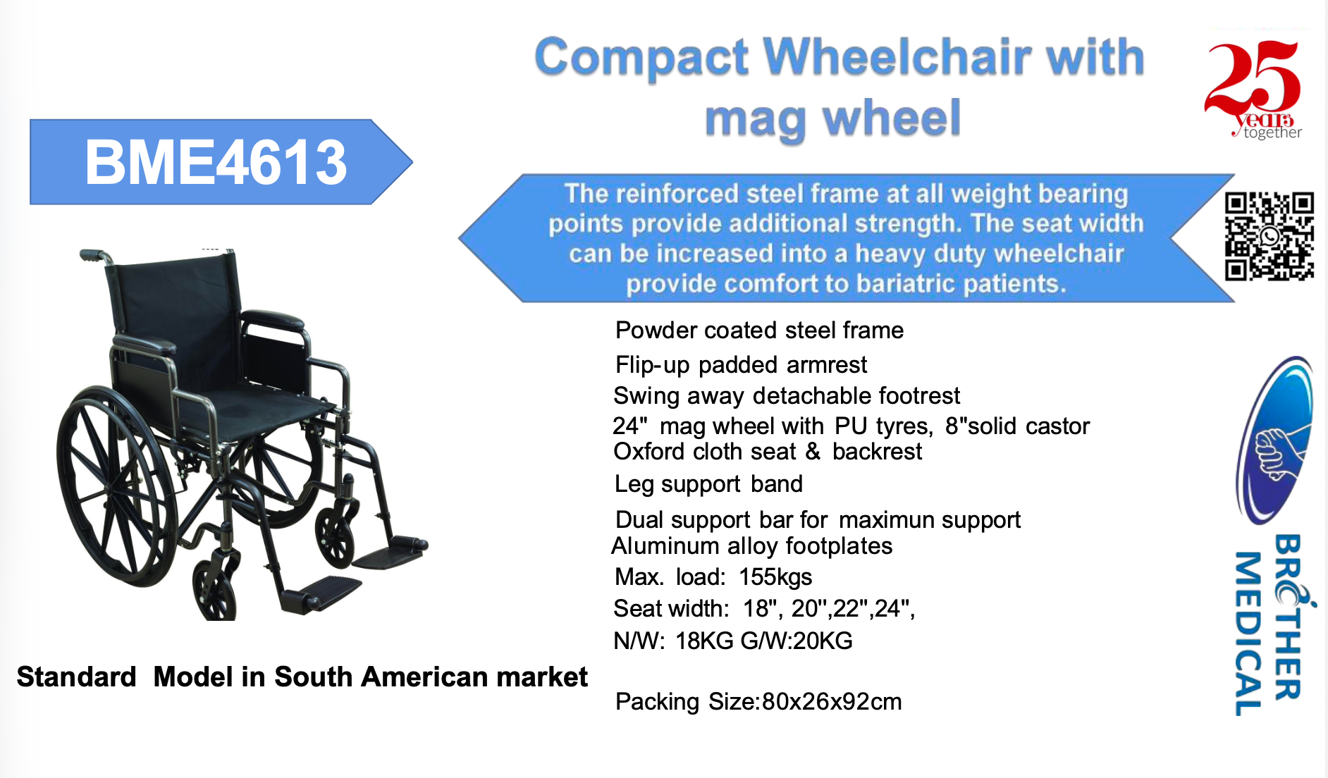 pacto wheelchair cum mag rota