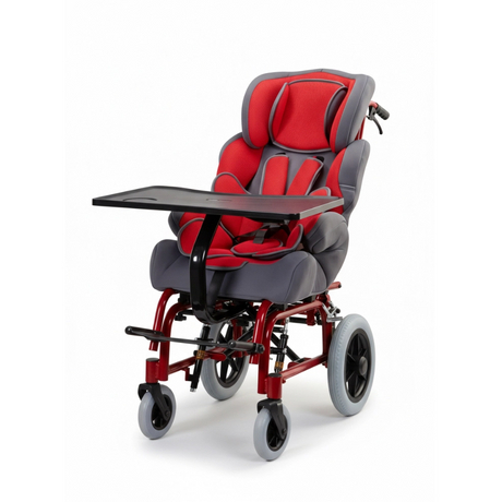Red Cerebri Paralysi Wheelchair ad Baby