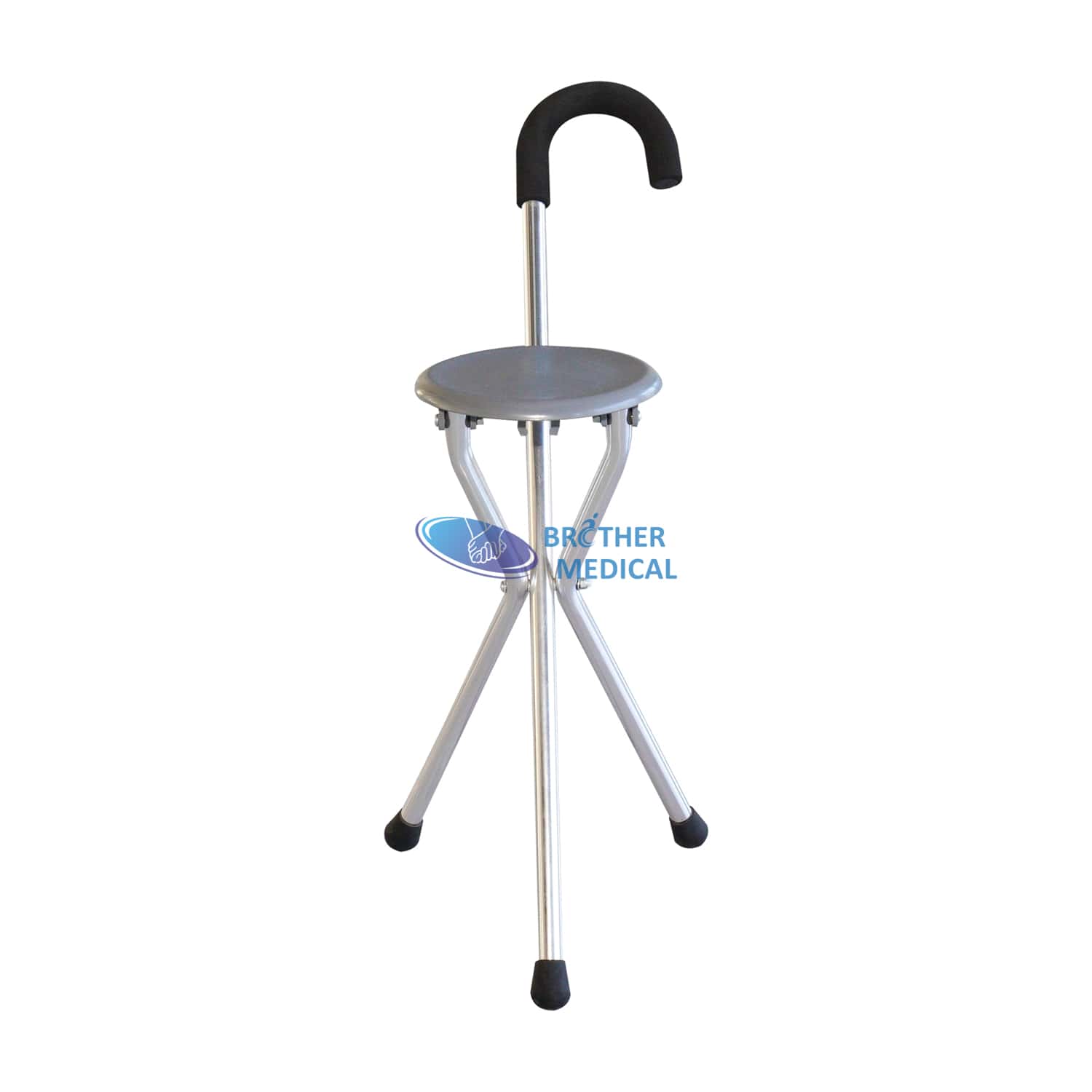 Alexinum Aluminium Sedes Cane RECONCINNO Portable Walker cum sede