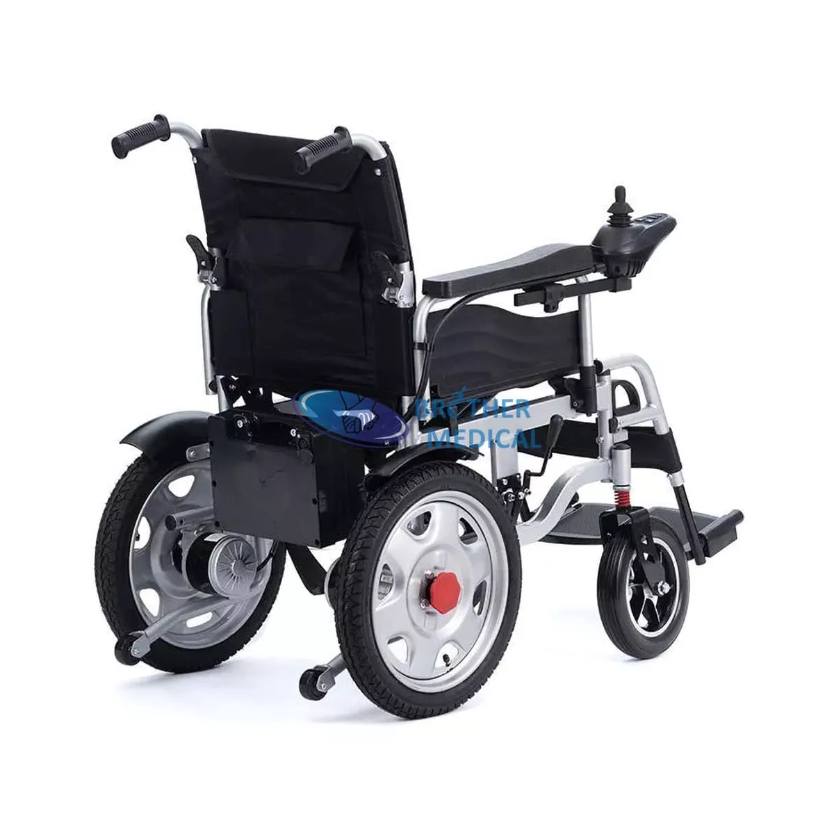 Outdoor potentia electrica wheelchair cum joystick