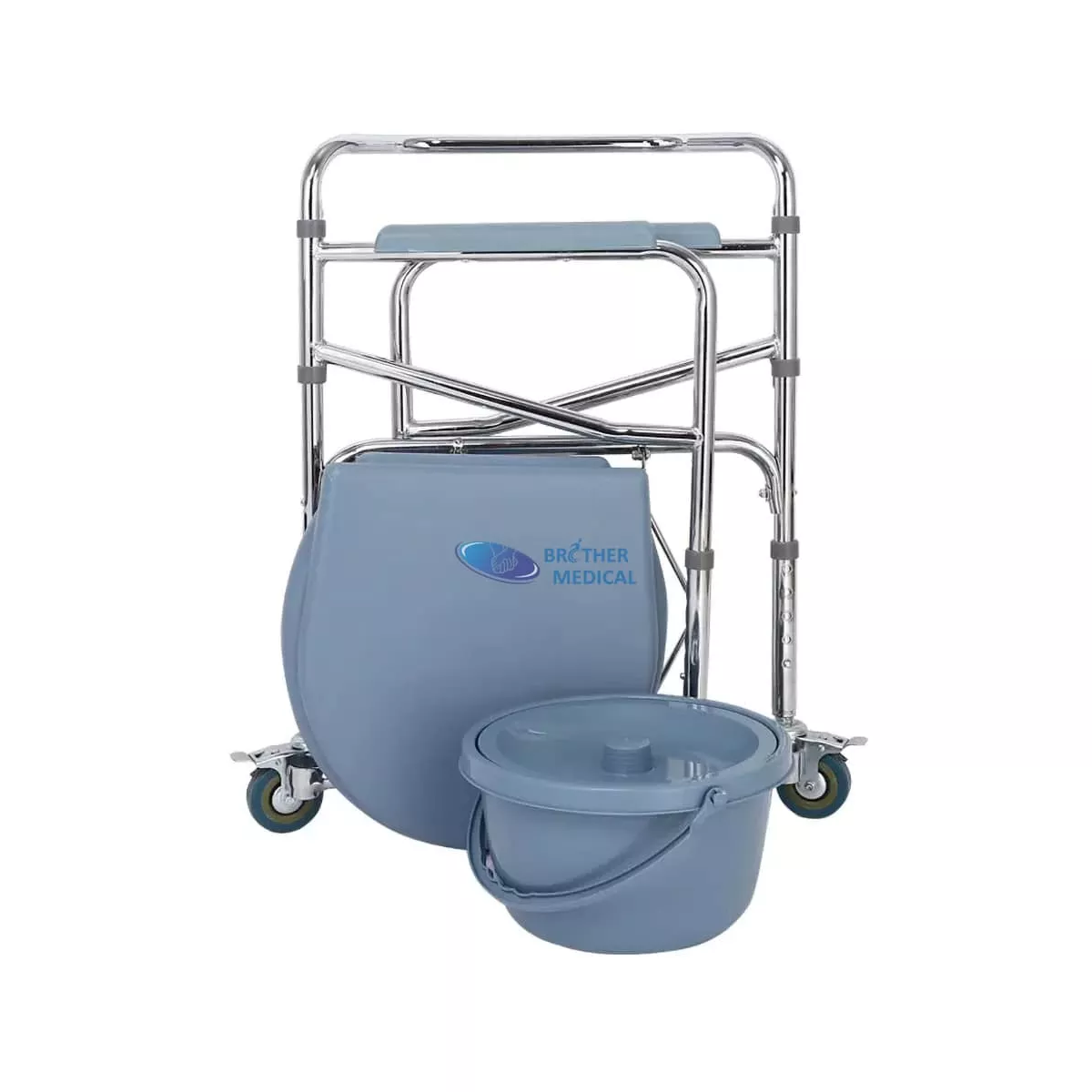 Sui propellitur parva medical commode cathedra cum rotae