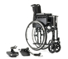 Comfortable aluminium wheelchair quia senes