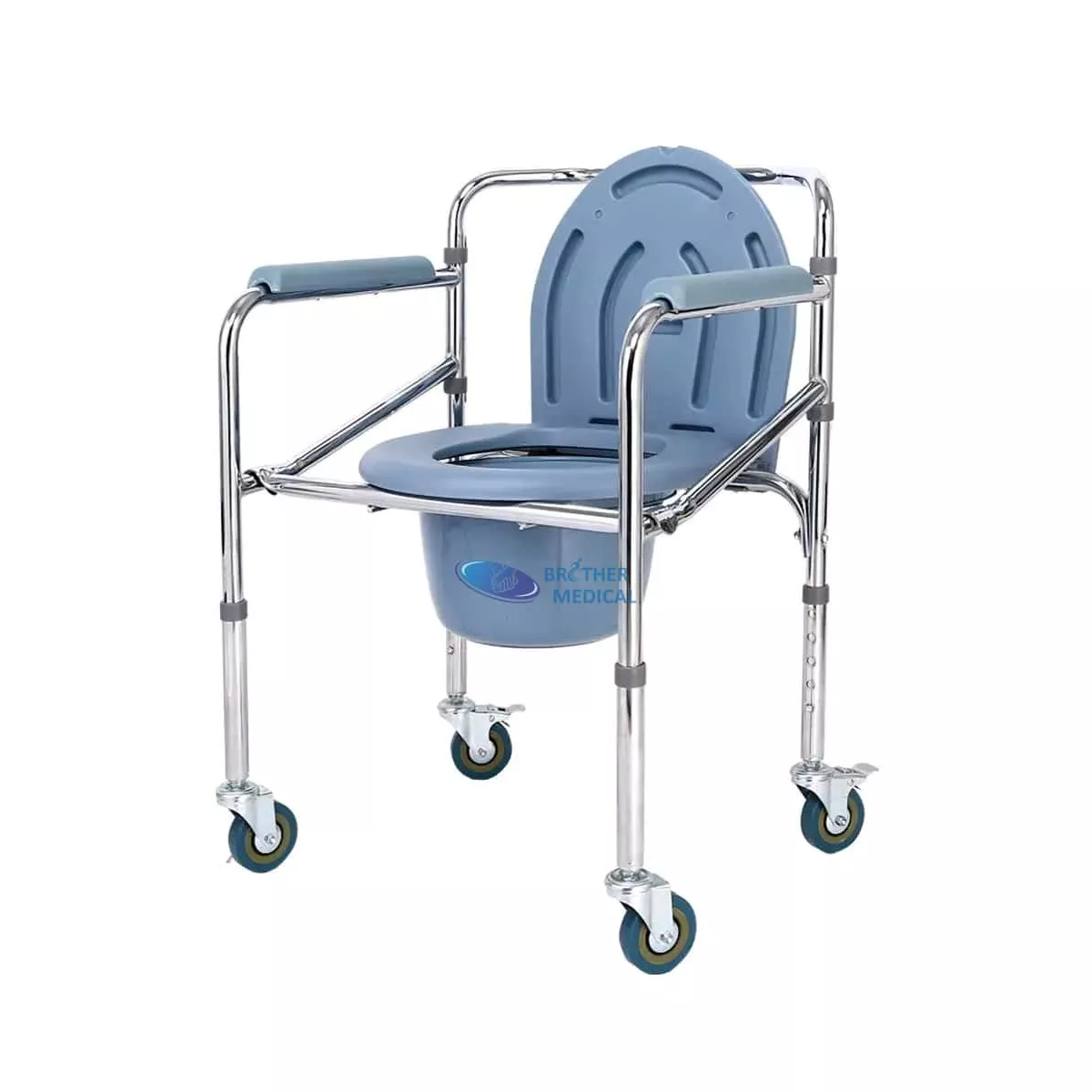 Sui propellitur parva medical commode cathedra cum rotae