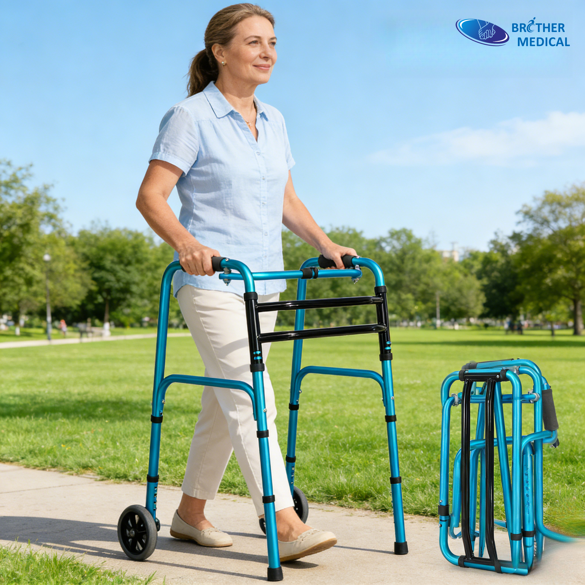 medici ambulatio frame aluminium pro semper usu