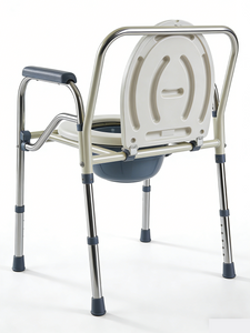  Plastic commode cathedra CULTUS sedes commode cum handrail situla latrina
