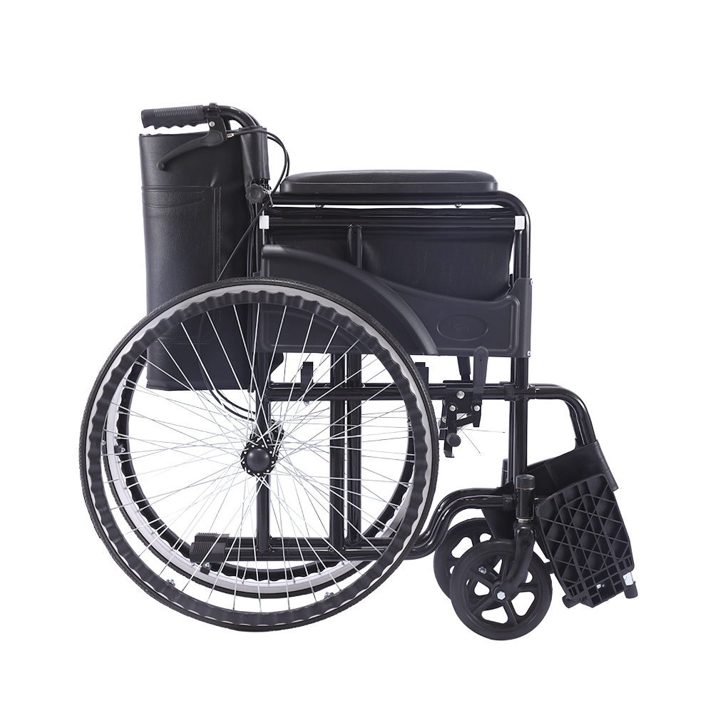 Cheap pretium novum ferro foldable wheelchair