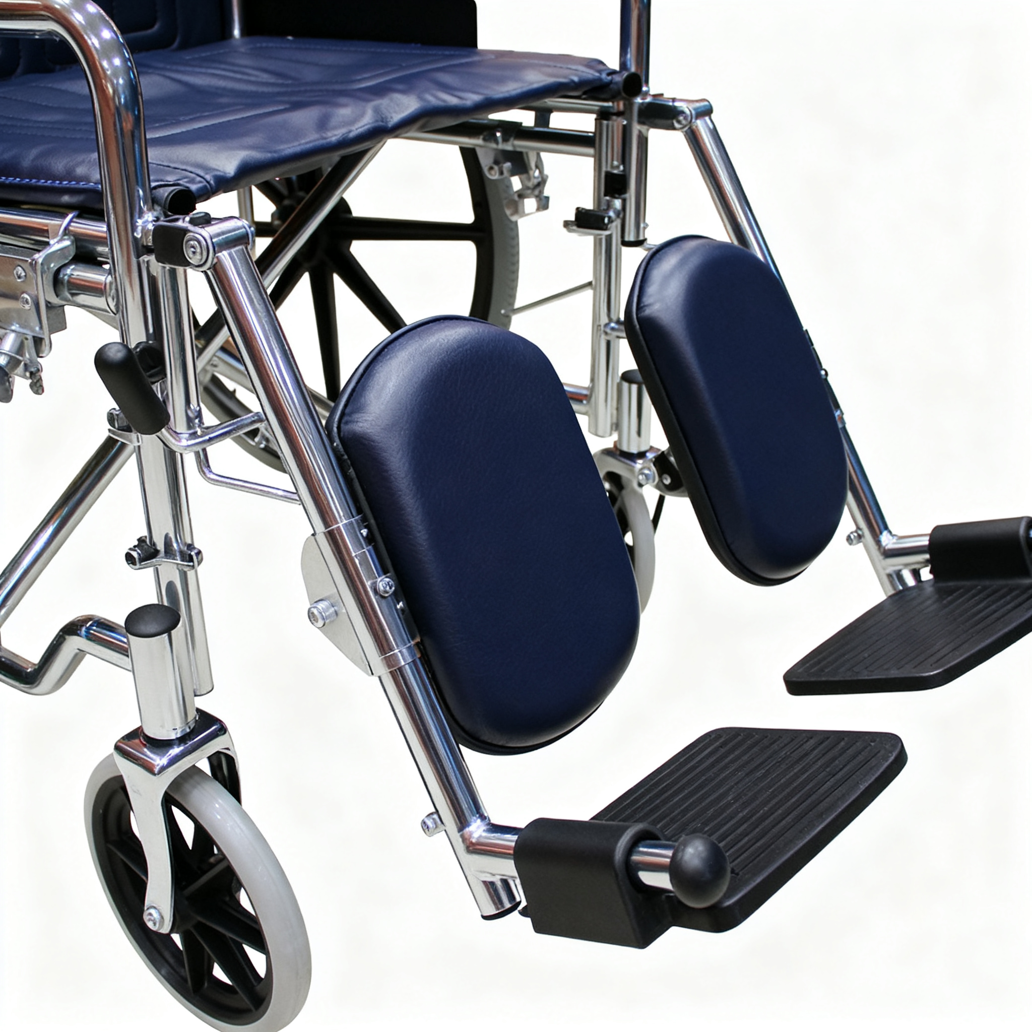 BME4618 Chrome Plated Bariatric Wheelchair - 400 libras Gravis Officium Mobilitas