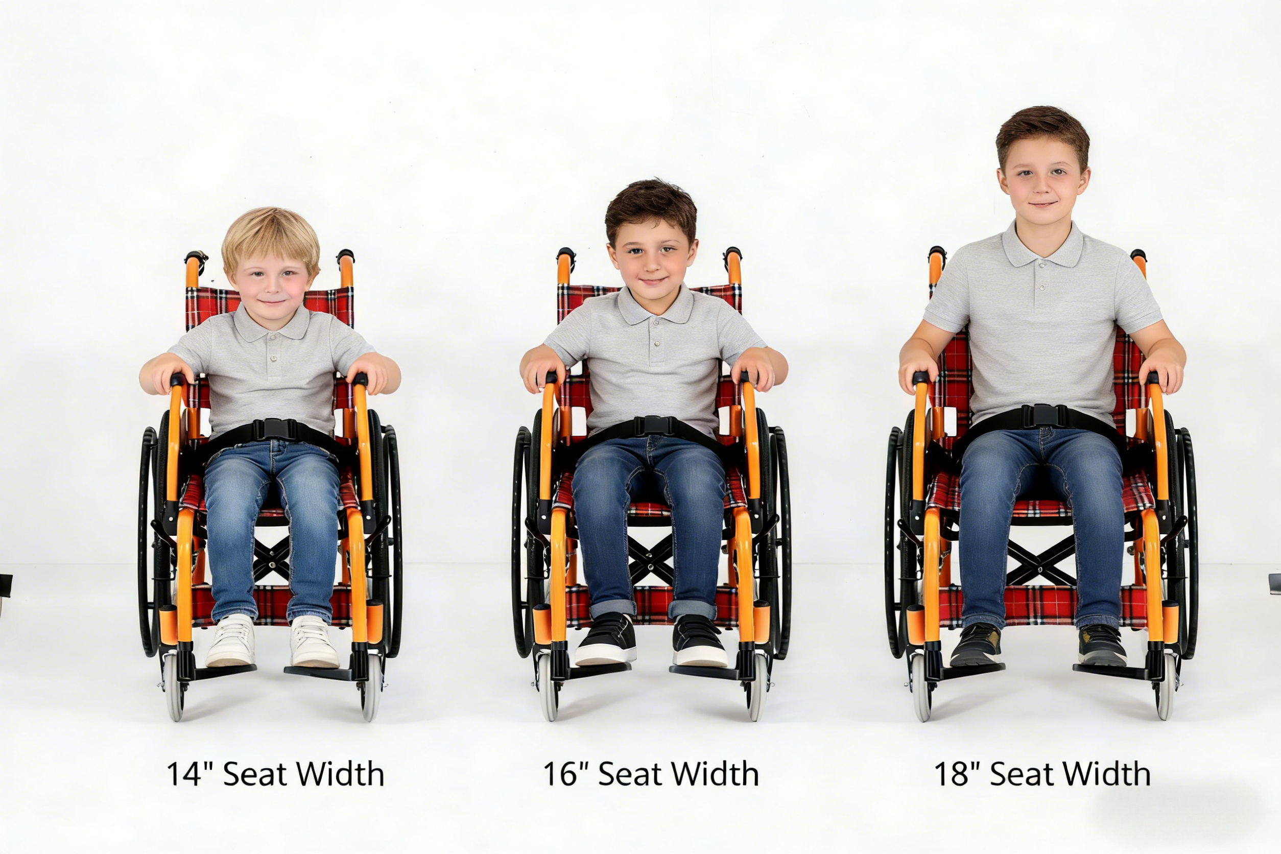Altitudo adjustable wheelchair accommodare a puero usque ad teen sizes