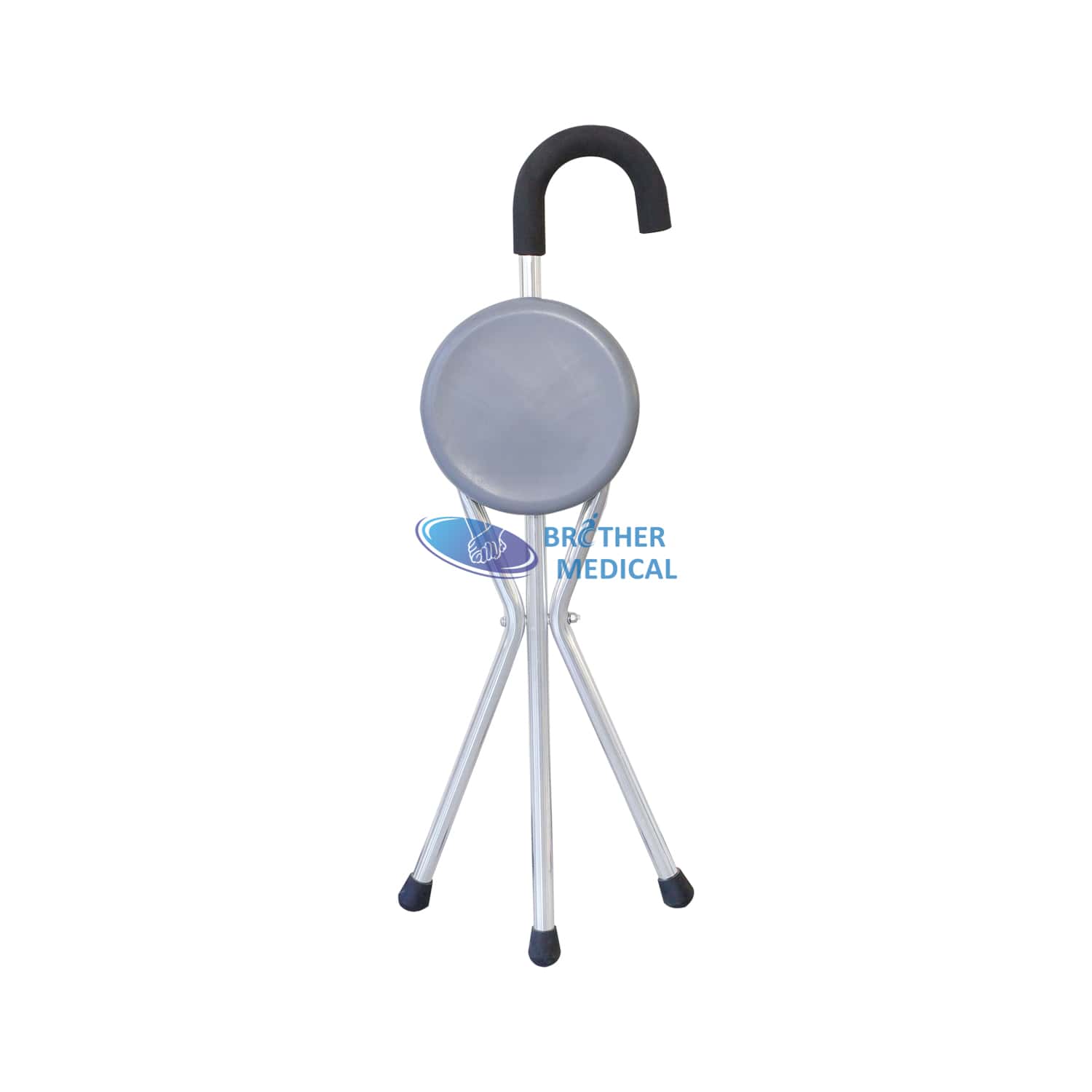 Alexinum Aluminium Sedes Cane RECONCINNO Portable Walker cum sede