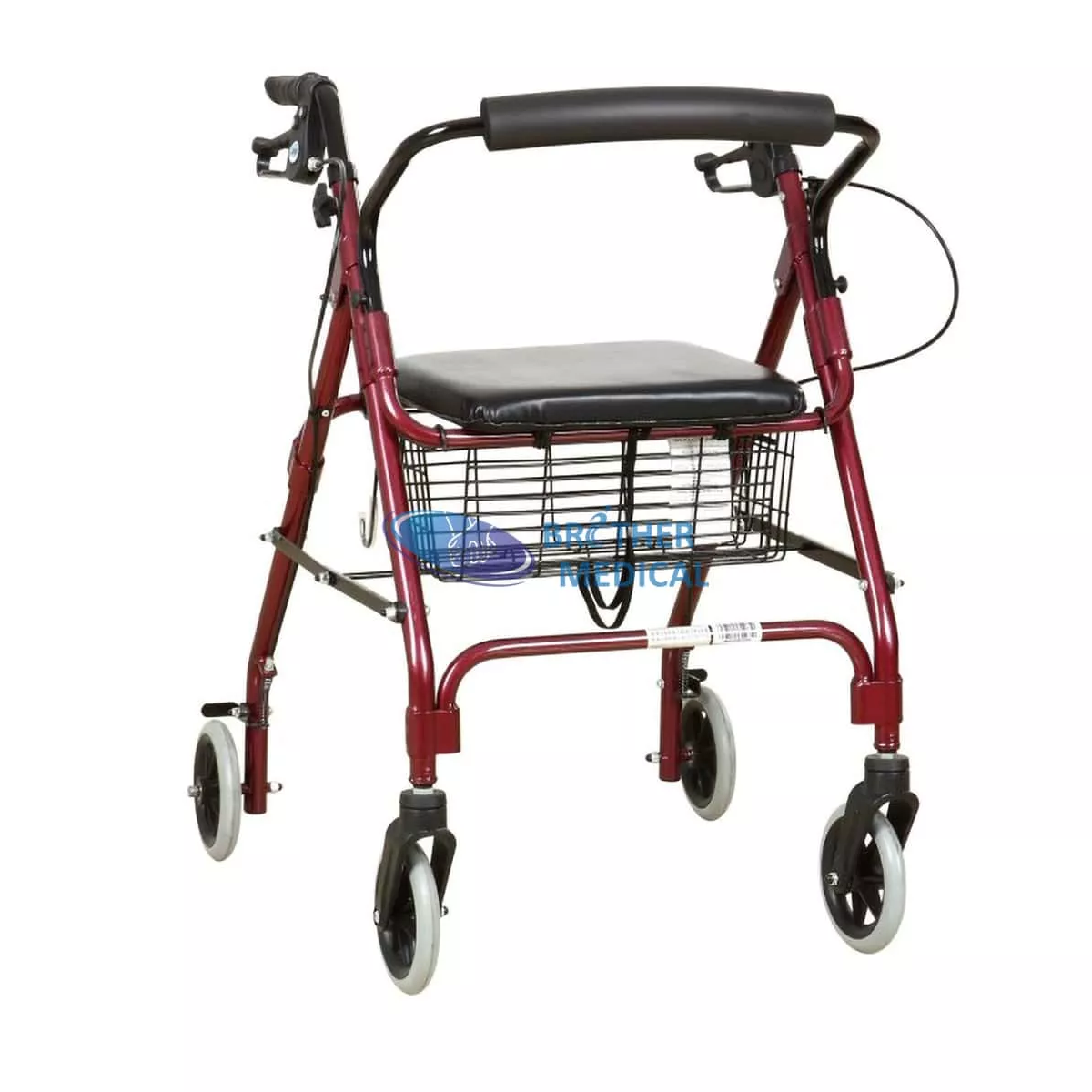 Folding Aluminium Rolllator cum Sede ad Disabled