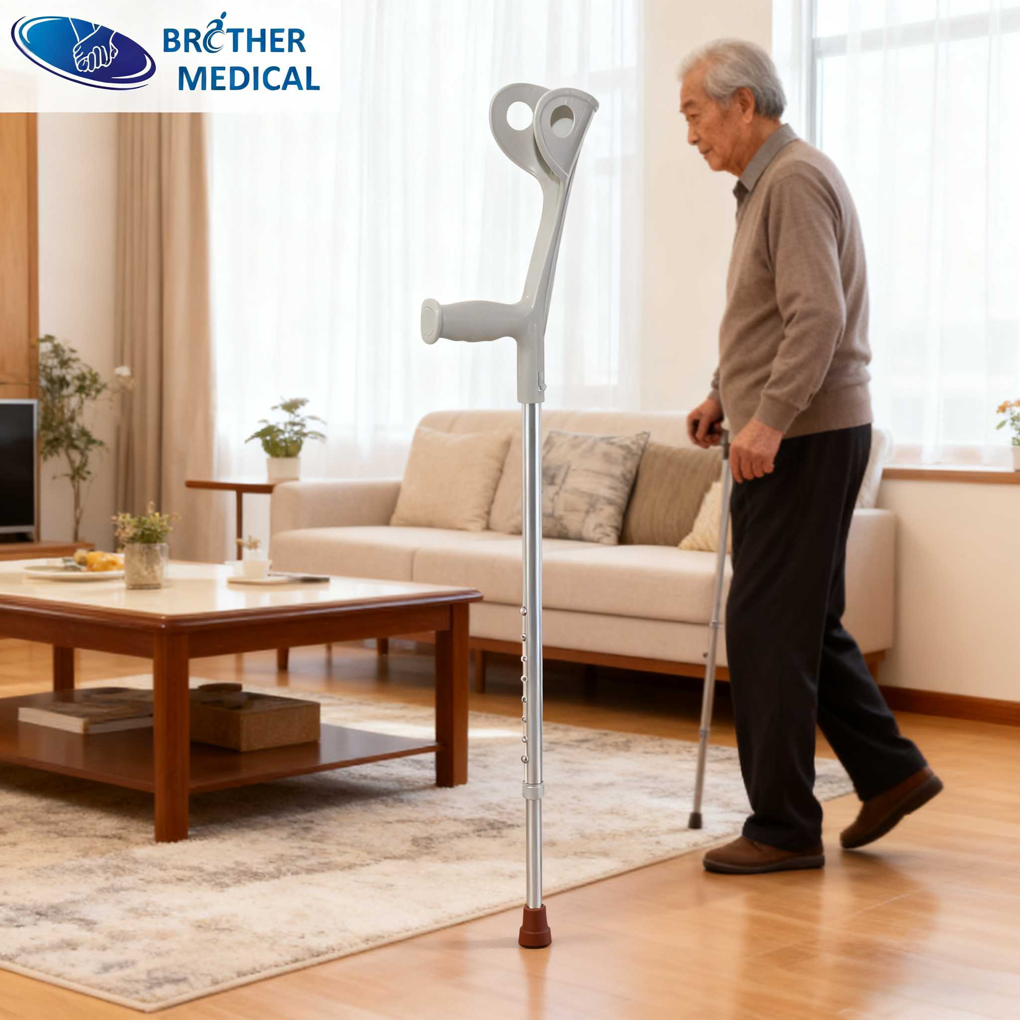 Maior populus cum Cubito Crutch