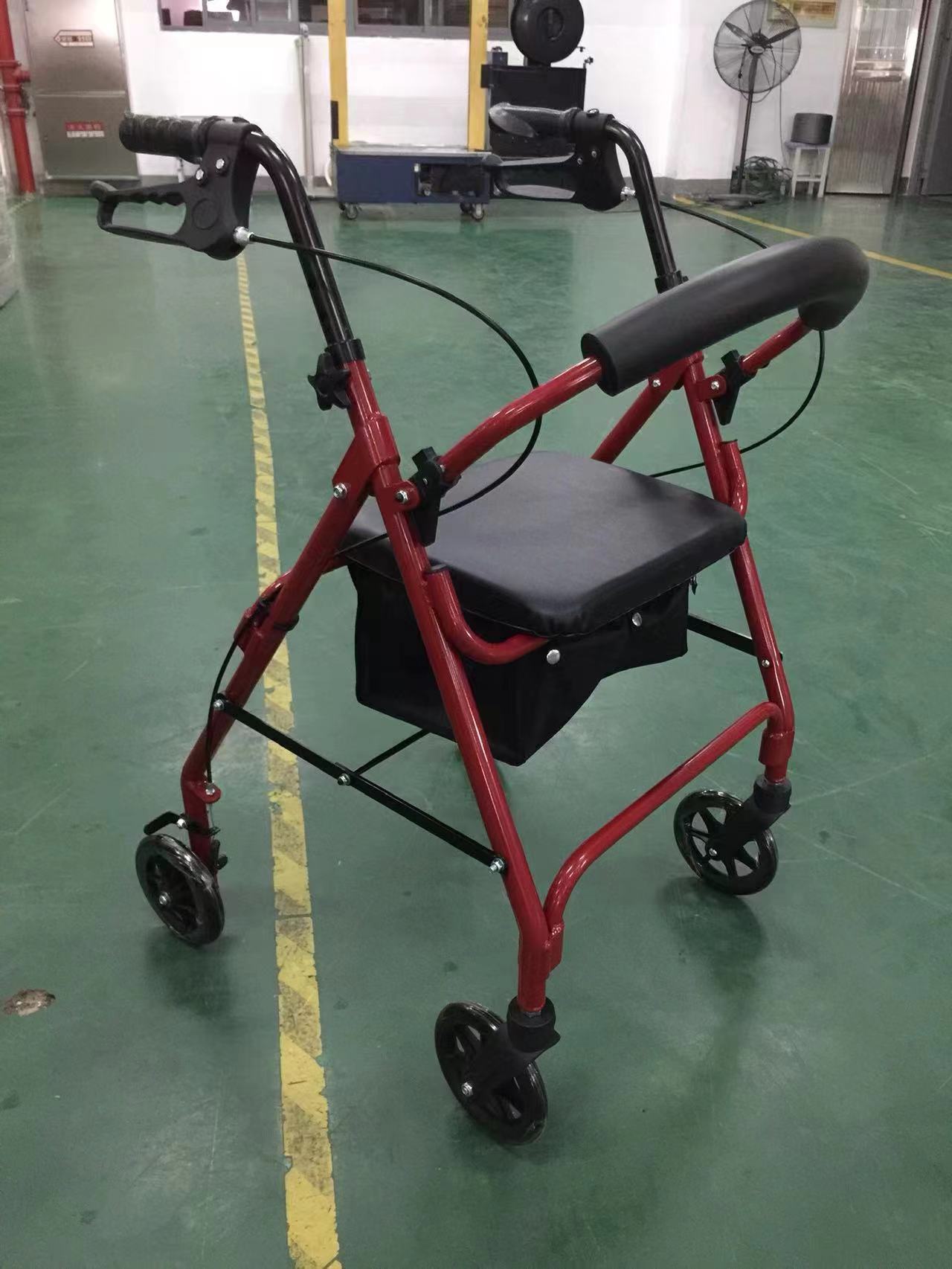 BME DCCCLXI Aluminium Portable Lightweight Polding Walker Rolllator