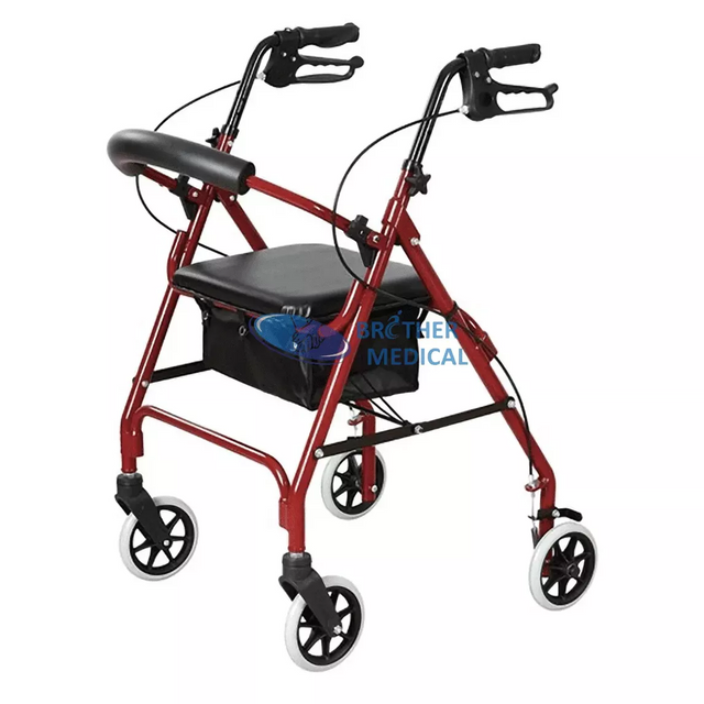 BME DCCCLXI Aluminium Portable Lightweight Polding Walker Rolllator