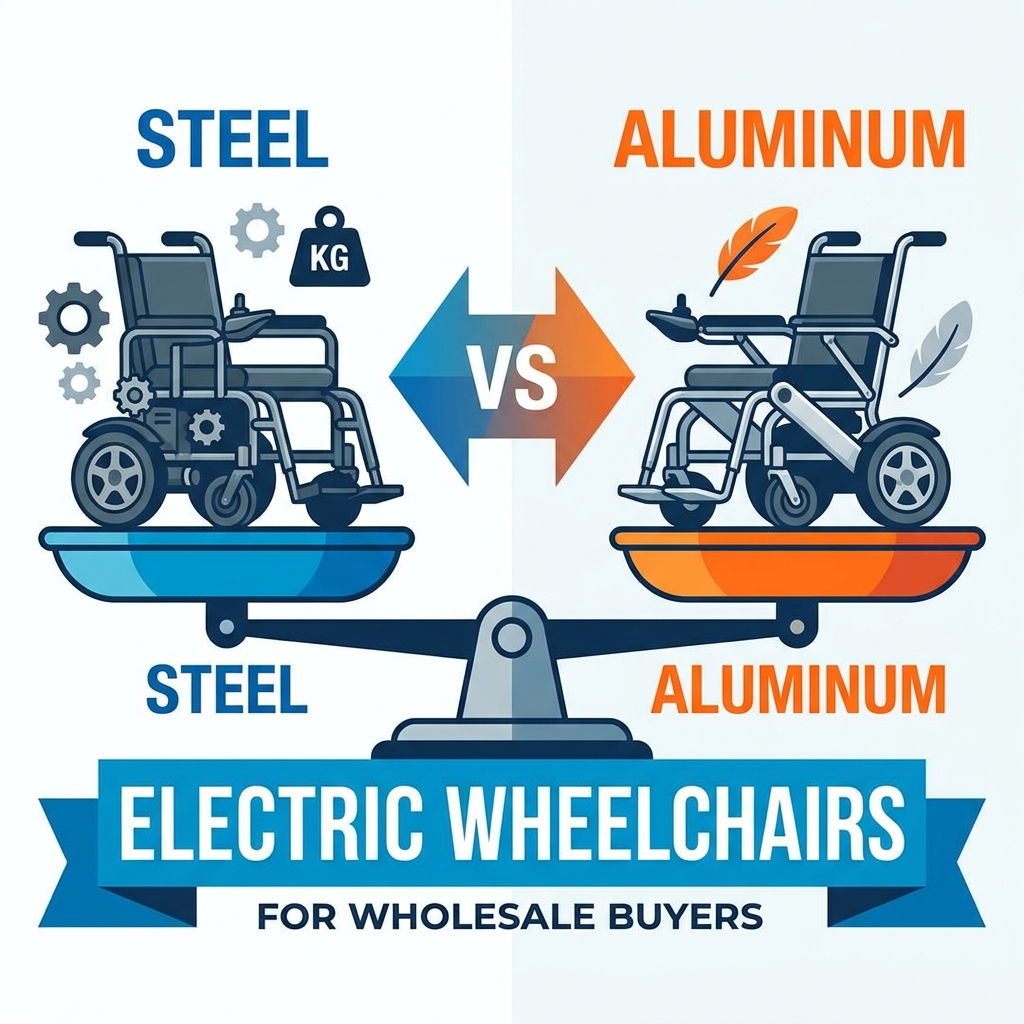 vs Aluminium Electric Wheelchairs for Tutus Emptores