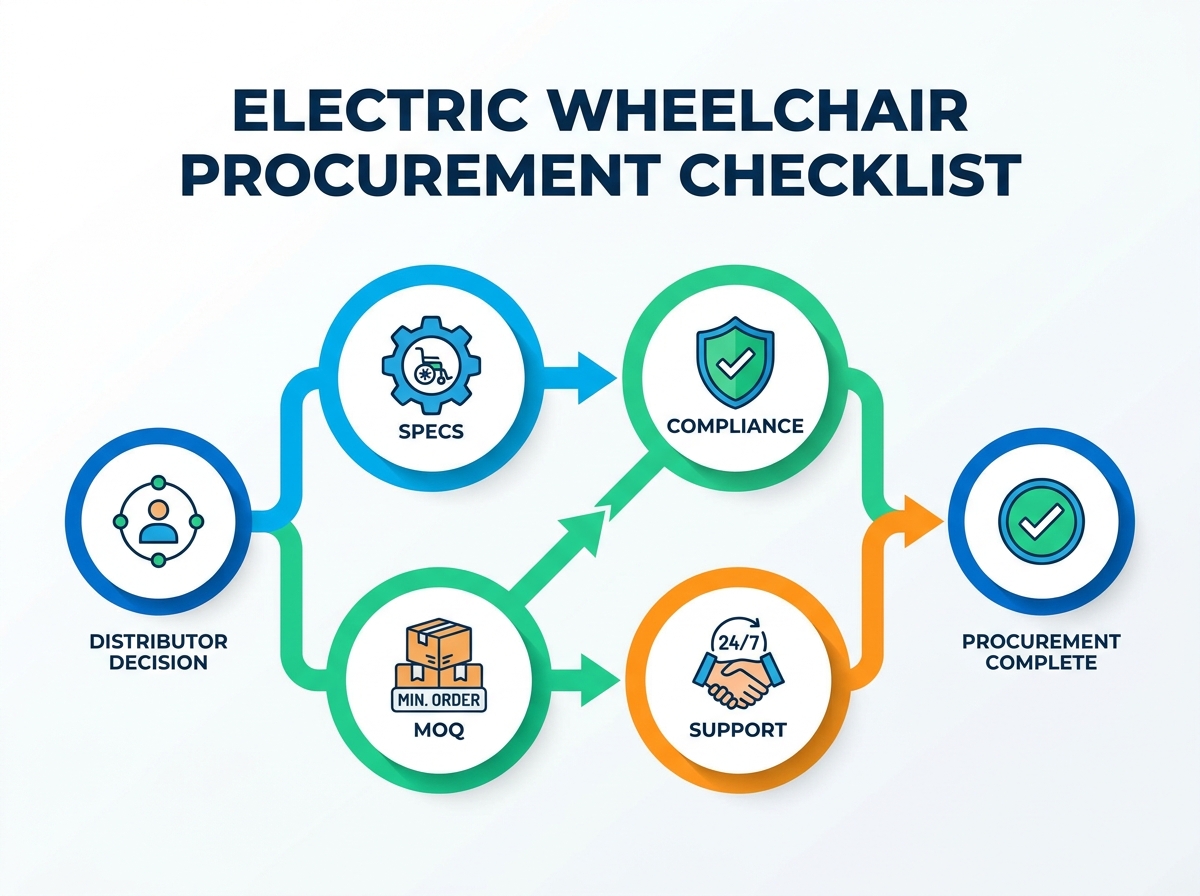 Electric wheelchair procurationem et inspectionem processus
